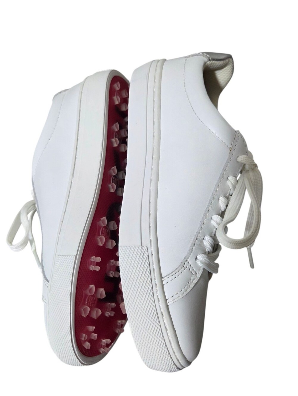 G/FORE Ladies Disruptor Golf Shoes Snow White Silver Sz 5.5 / EU 36 New - Picture 9 of 11